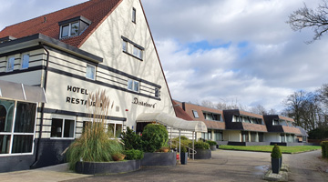 Vooraanzicht pand van Fletcher Hotel-Restaurant Dinkeloord